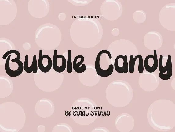 Bubble Candy Demo font