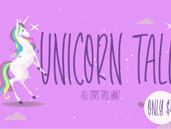 Unicorn Tall font