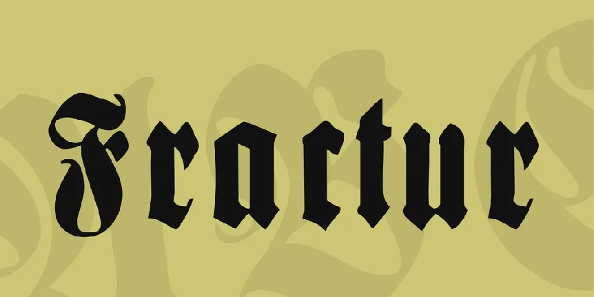 Fractur font