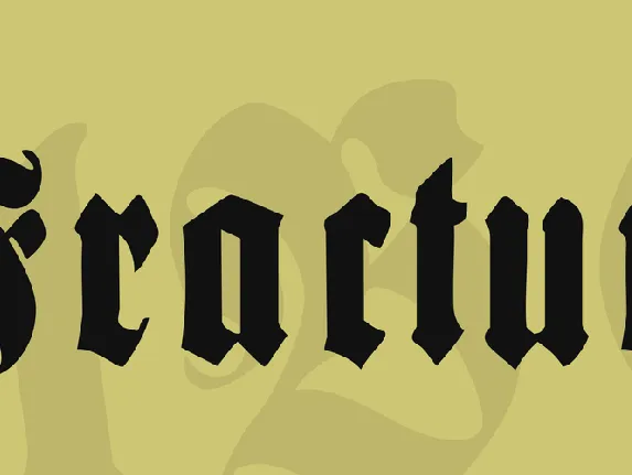 Fractur font