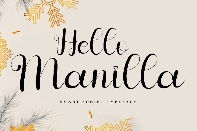 HEllo Manilla font