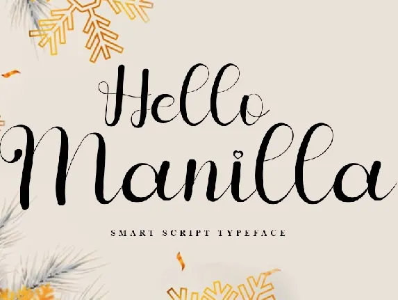 HEllo Manilla font