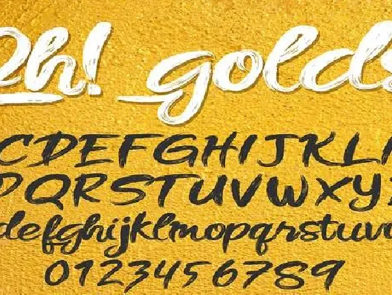 Oh! golds font