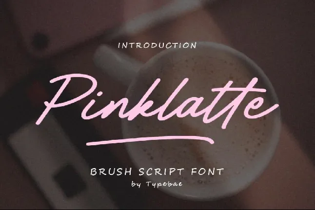 Pinklatte font