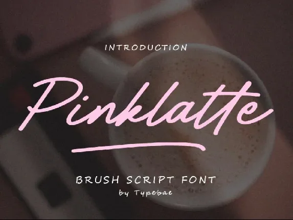 Pinklatte font