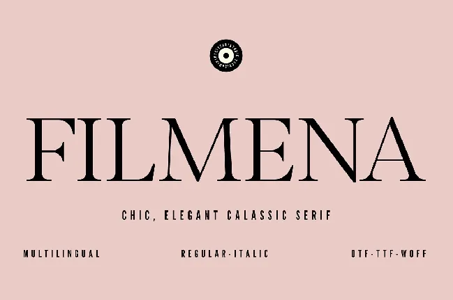 Filmena font