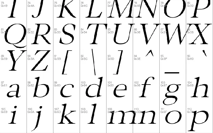 Filmena font