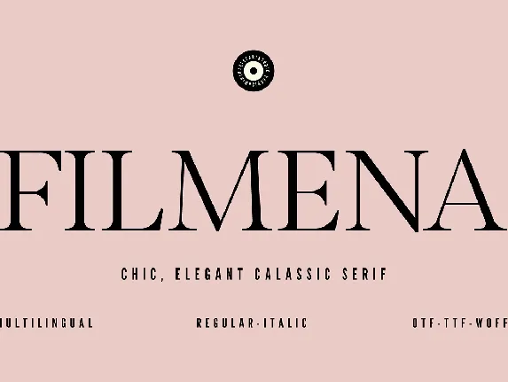 Filmena font