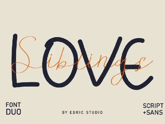 Siblings Love Demo font