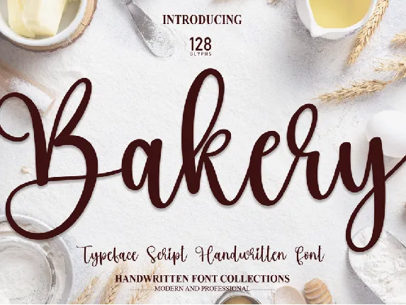 Bakery font