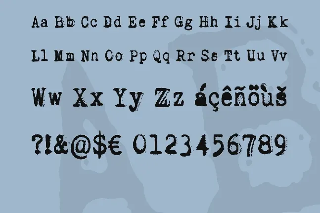 Rough Serif font