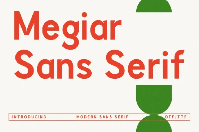 Megiar Typeface font