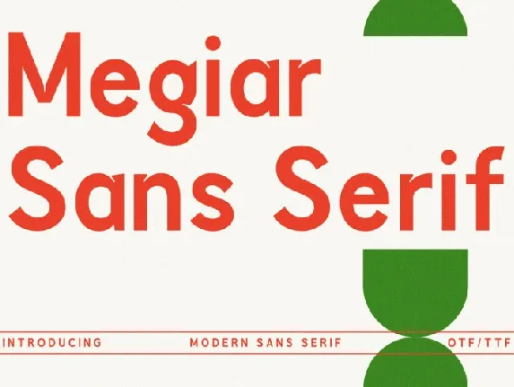 Megiar Typeface font