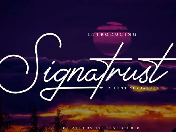 Signatrust font