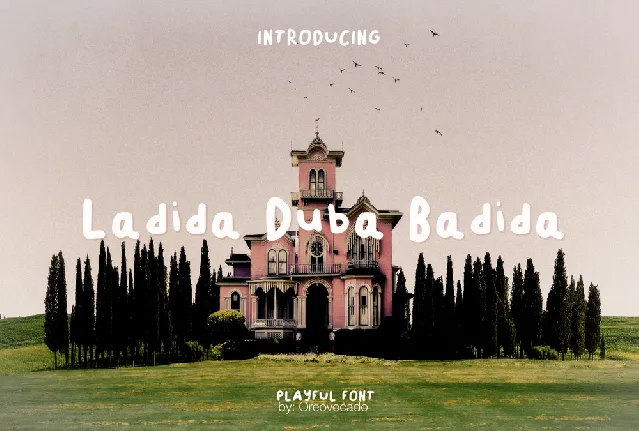 Ladida DuBa Badida font