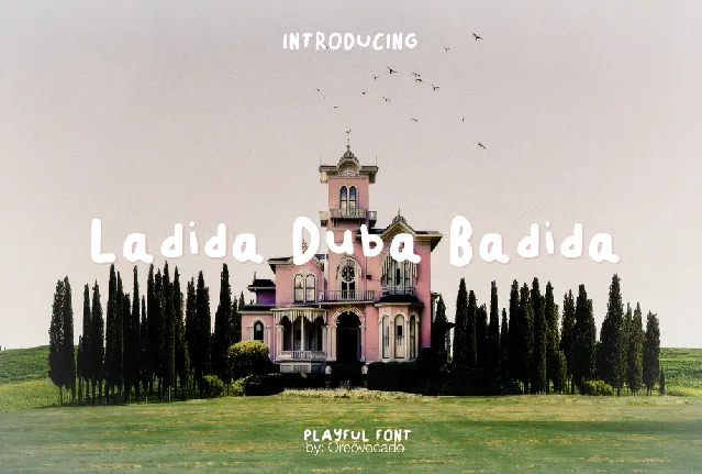 Ladida DuBa Badida font