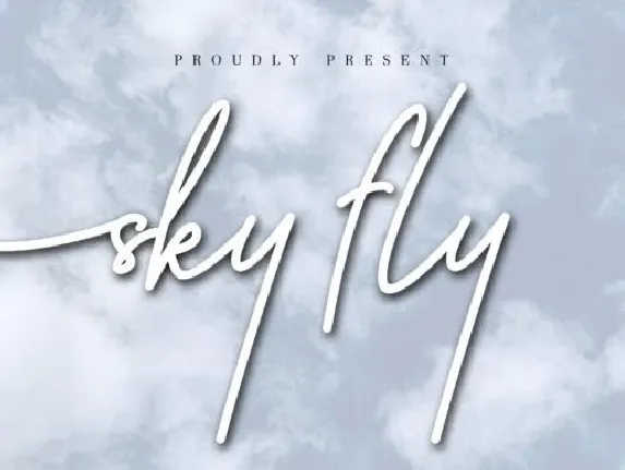 Sky Fly font