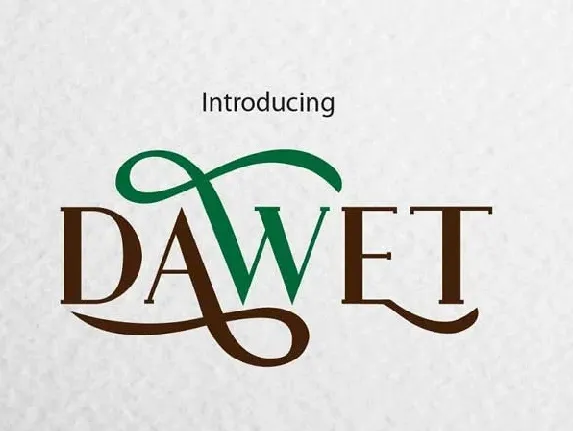 Dawet font