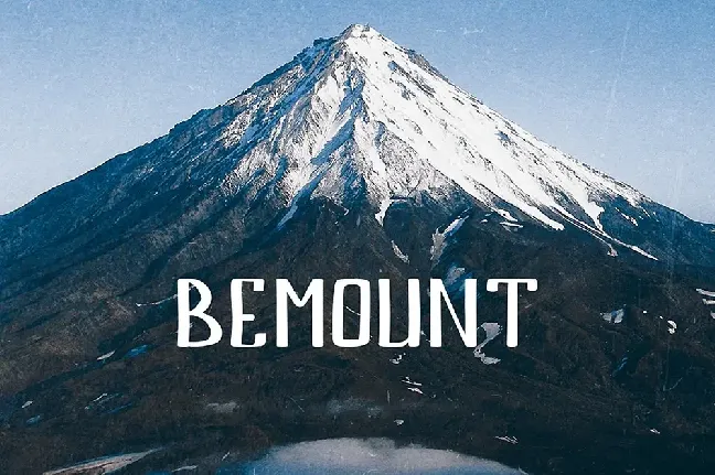 BEMOUNT font