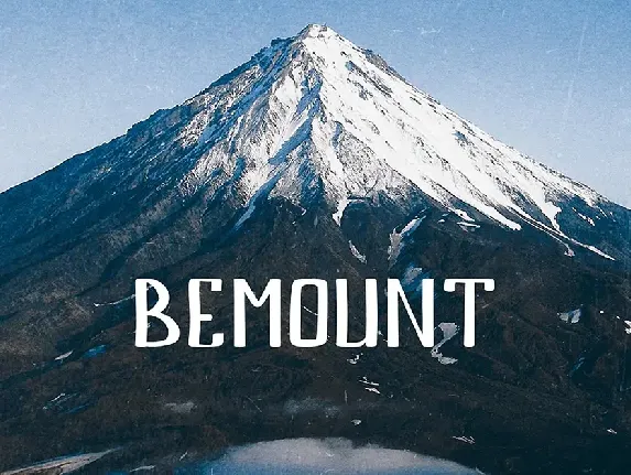 BEMOUNT font