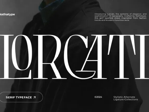 Lorcati font