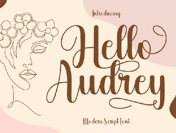 Hello Audrey font