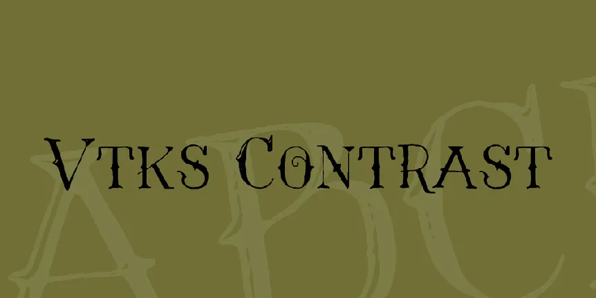 Vtks Contrast font