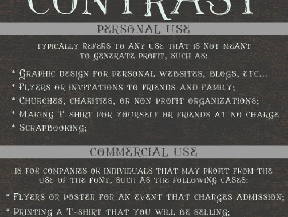 Vtks Contrast font