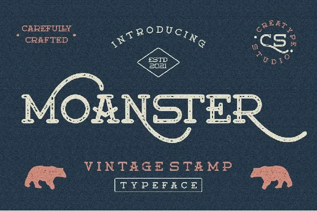 Moanster font