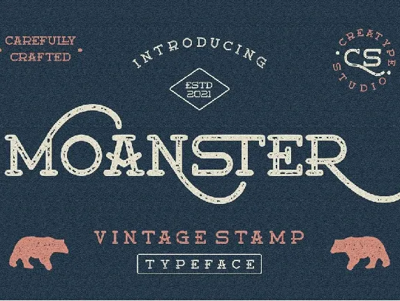 Moanster font