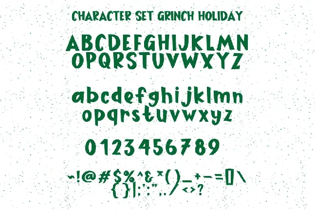 Grinch Holiday font