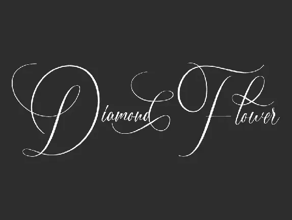 Diamond Flower font