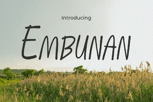 Embunan font