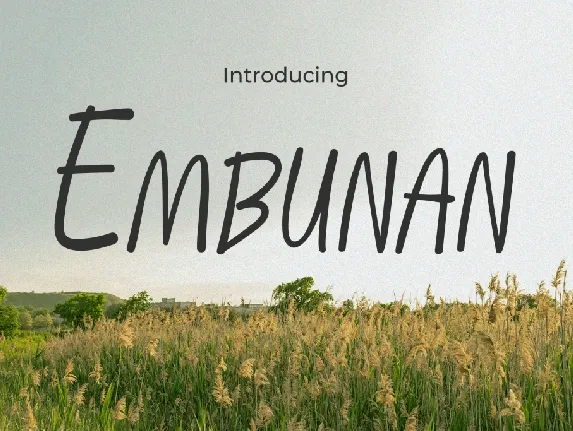 Embunan font