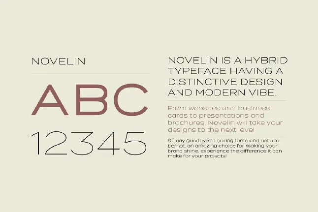 Novelin font