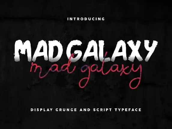 Mad Galaxy Demo font