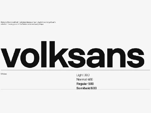 Volksansï»¿ Family font