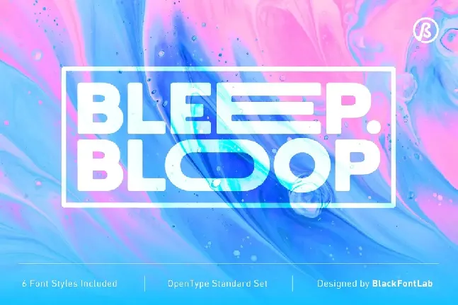 Bleep Bloop font