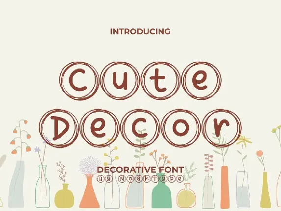 Cute Decor font