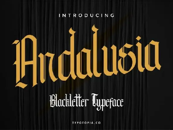 Andalusia Blackletter font