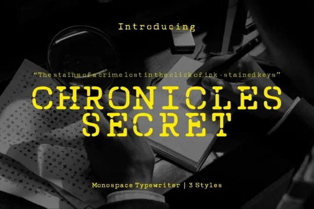 Chronicles Secret font