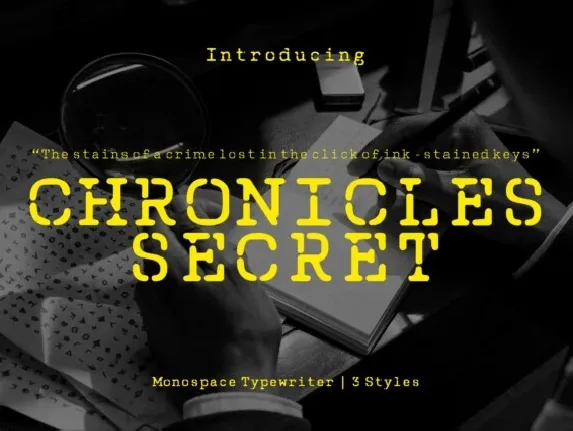 Chronicles Secret font