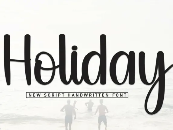 Holiday Script font