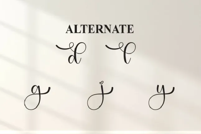 Ainsley Calligraphy font