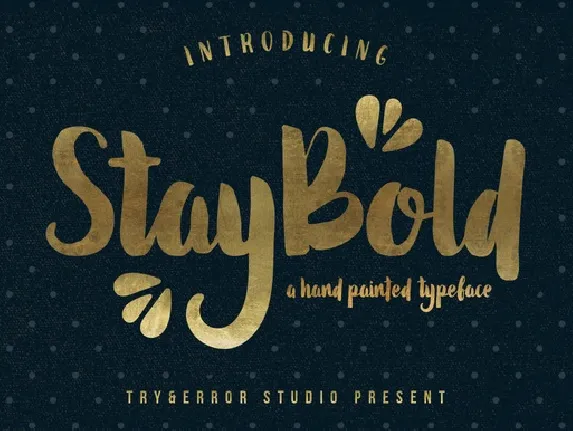 Stay Bold Typeface Free font