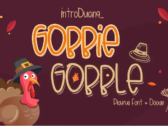 Gobbie Gobble font