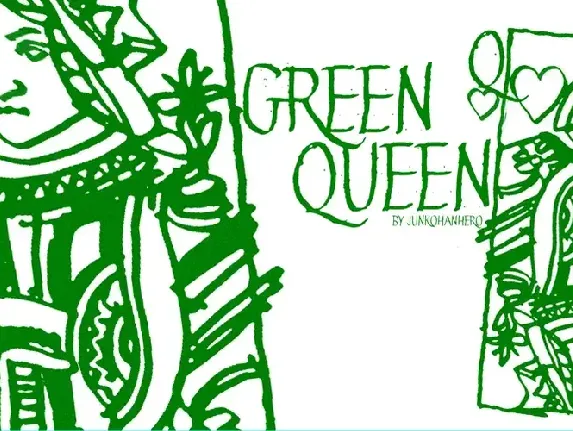 Green Queen font