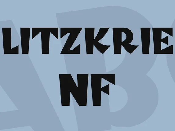 Blitzkrieg NF font