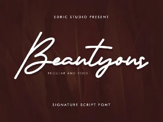 Beautyous font