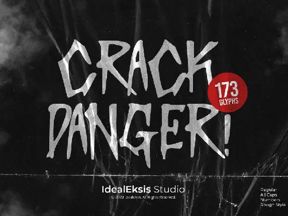 Crack Danger font